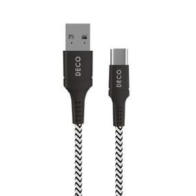 CABO EM NYLON  USB-A  P/  USB-C 25cm