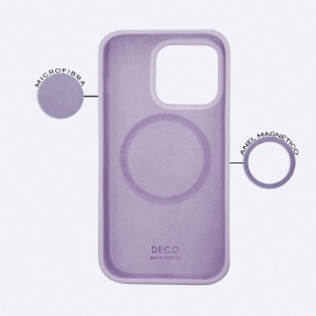 Capa de silicone magnética- iPhone - 13/14 - LILÁS