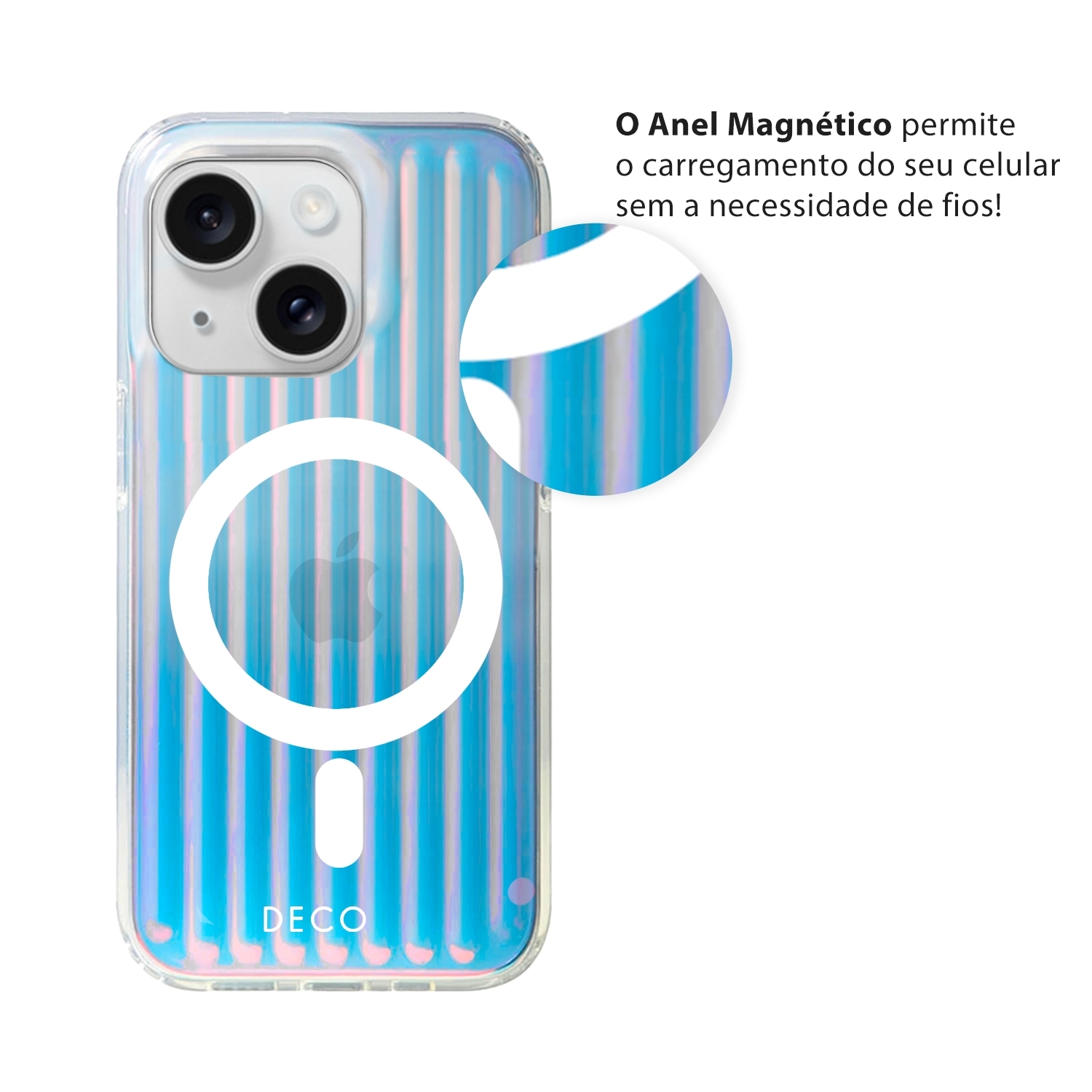 Capa Neon Magnética - iPhone 15 Plus  (Cores)